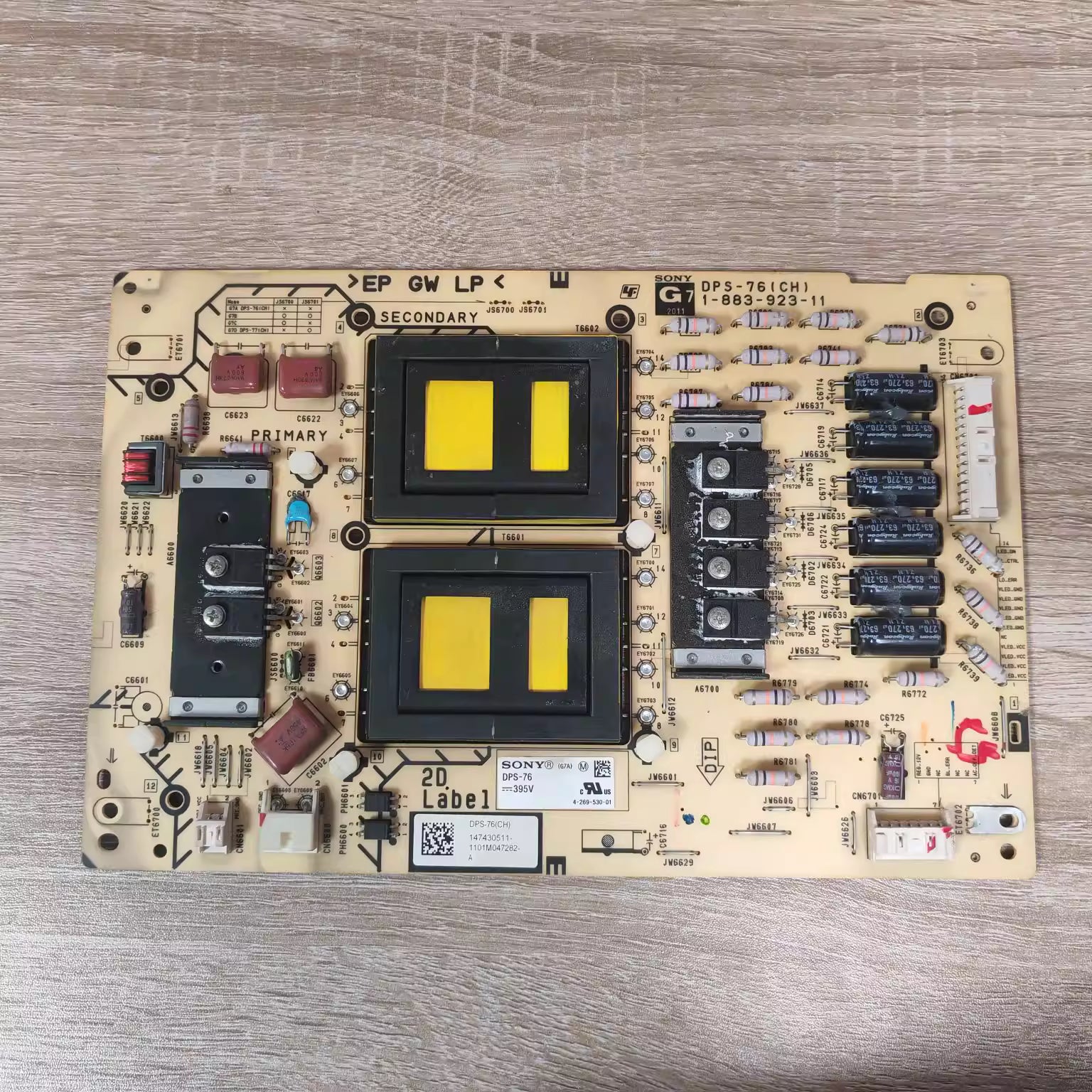 Original DPS-76 Sony 1-883-923-11 Power Board