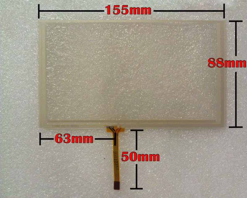6.2 inch Touch Screen 155*88mm for LCD Monitor GPS Navigator Car DVR