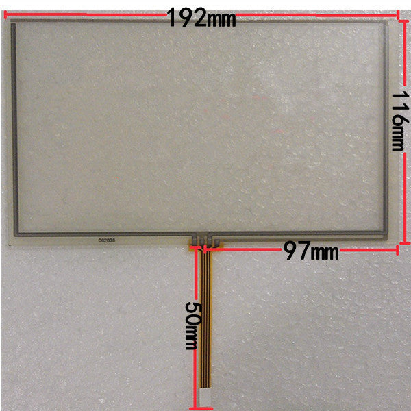 8 inch Touch Screen 192*116mm for GPS Navigator Car DVR LCD Monitor
