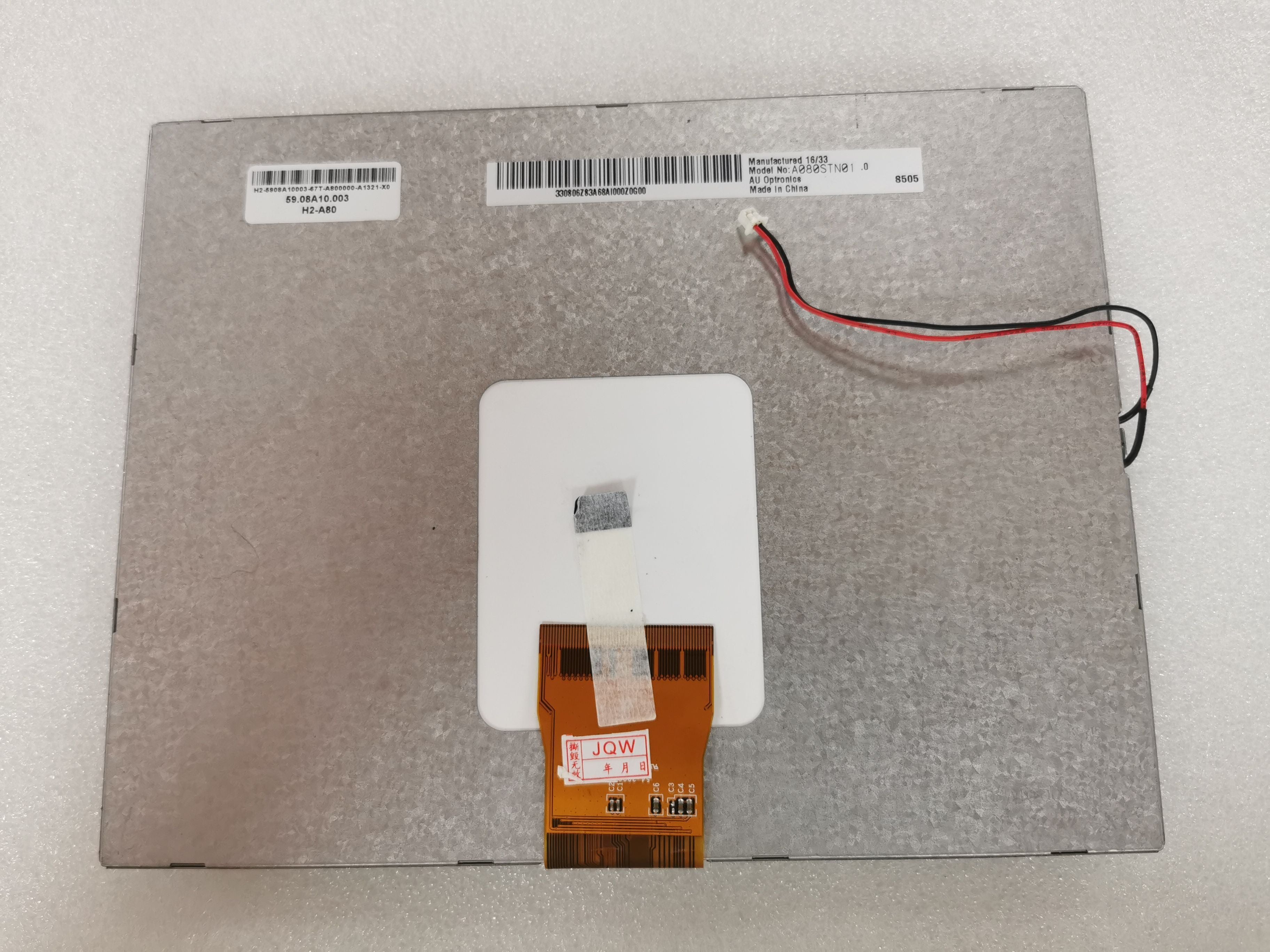 Original A080STN01.0 AUO Screen 8.0" 800*600 A080STN01.0 Display