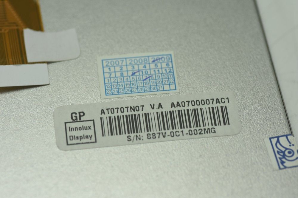 Original AT070TN07 VA Innolux Screen 7" 480×234 AT070TN07 VA Display
