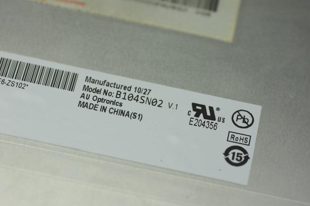 Original B104SN02 v.1 640*480 AUO 10.4" TFT LCD Panel Display B104SN02 v.1 LCD Screen Display