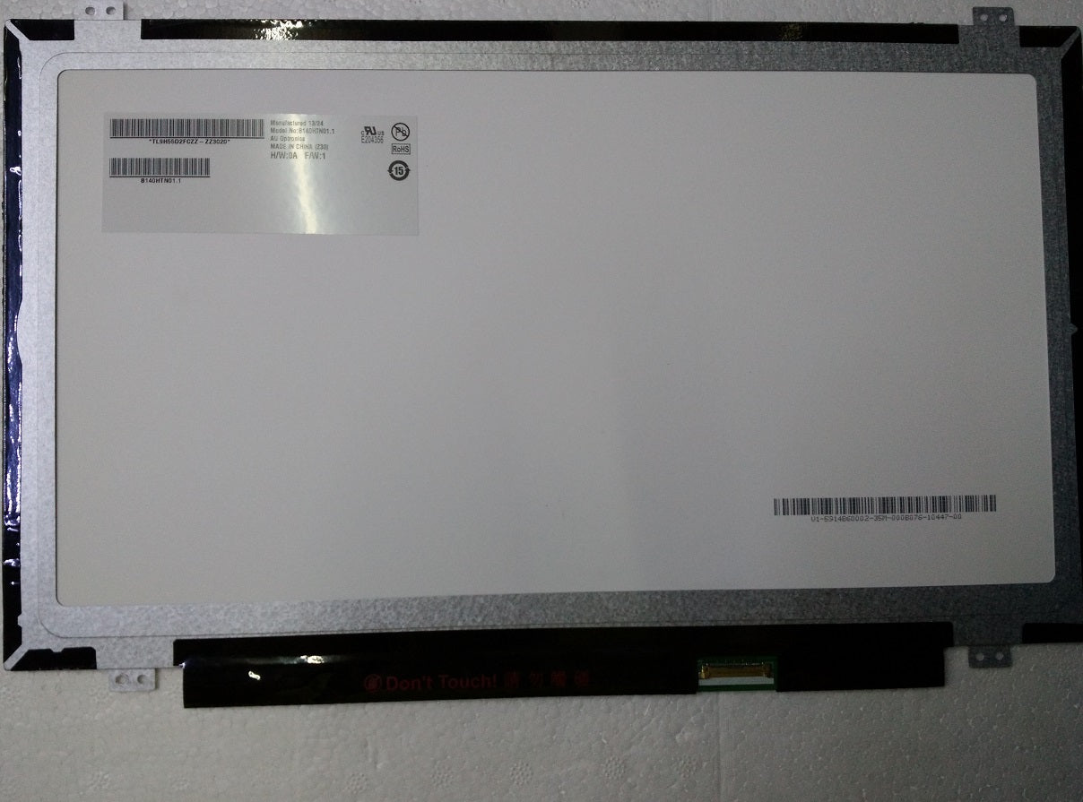 Original B140HTN01.0 AUO Screen 14.0" 1920×1080 B140HTN01.0 Display