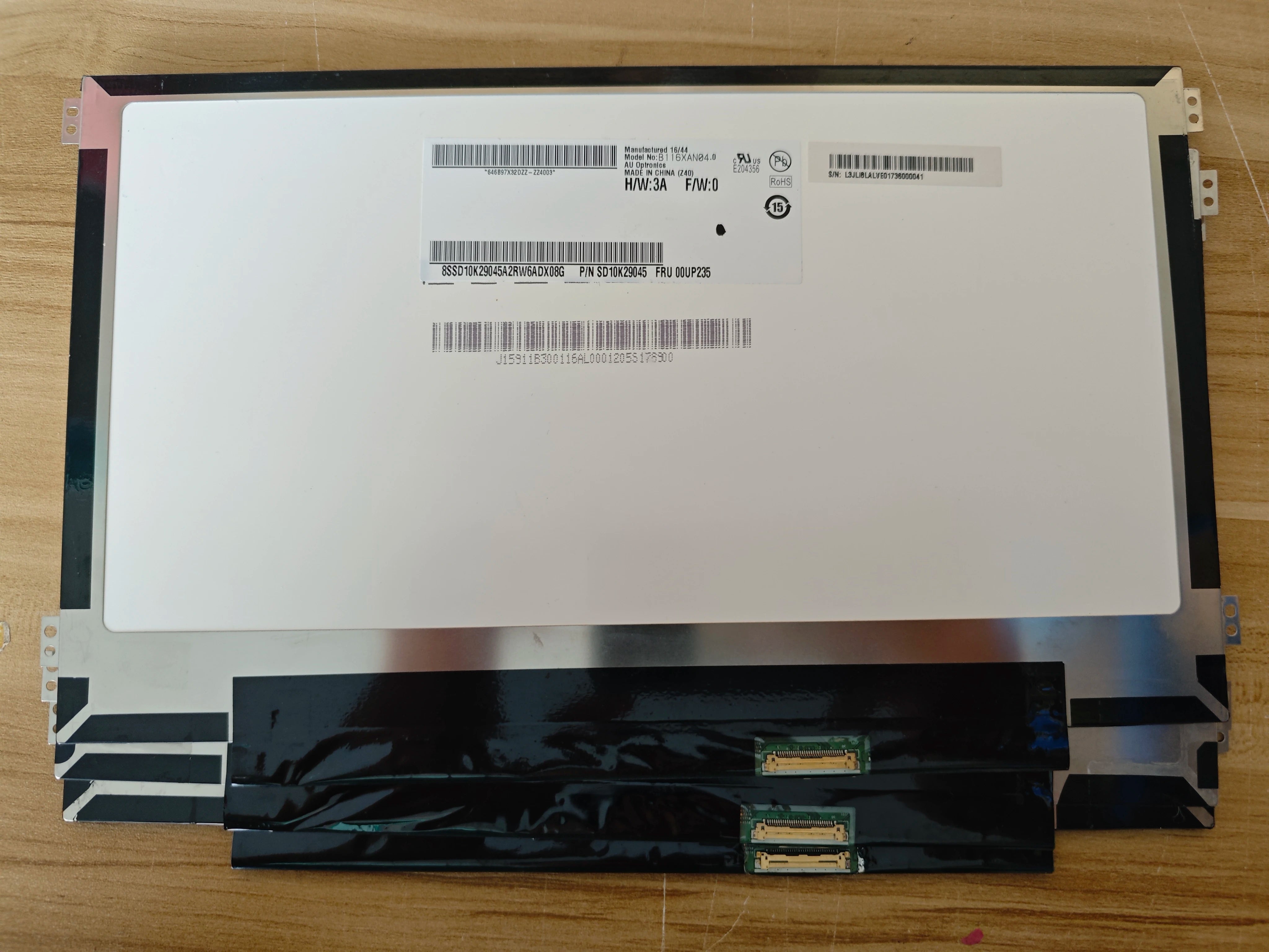 Original AUO 11.6-Inch B116XAN04.0 LCD Display 1366×768 Industrial Screen