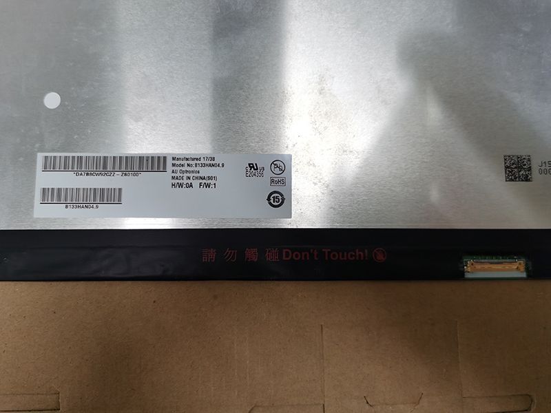 Original AUO 13.3-Inch B133HAN04.9 LCD Display 1920×1080 Industrial Screen