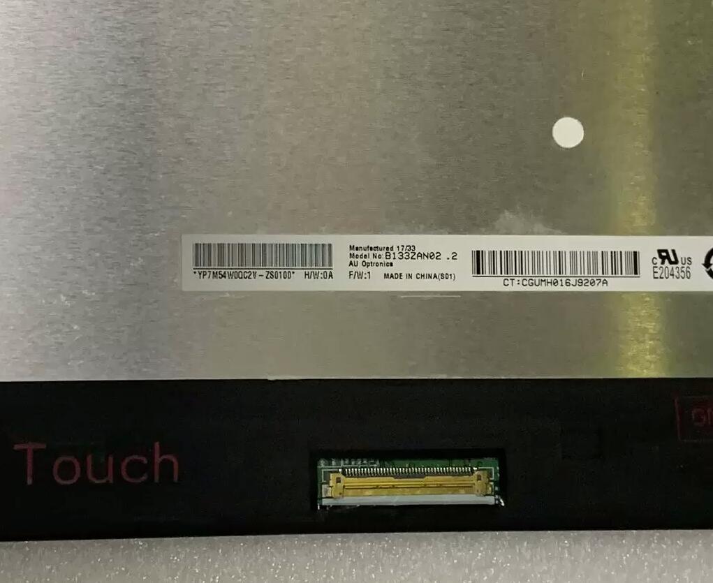 Original AUO 13.3-Inch B133ZAN02.2 LCD Display 3840×2160 Industrial Screen
