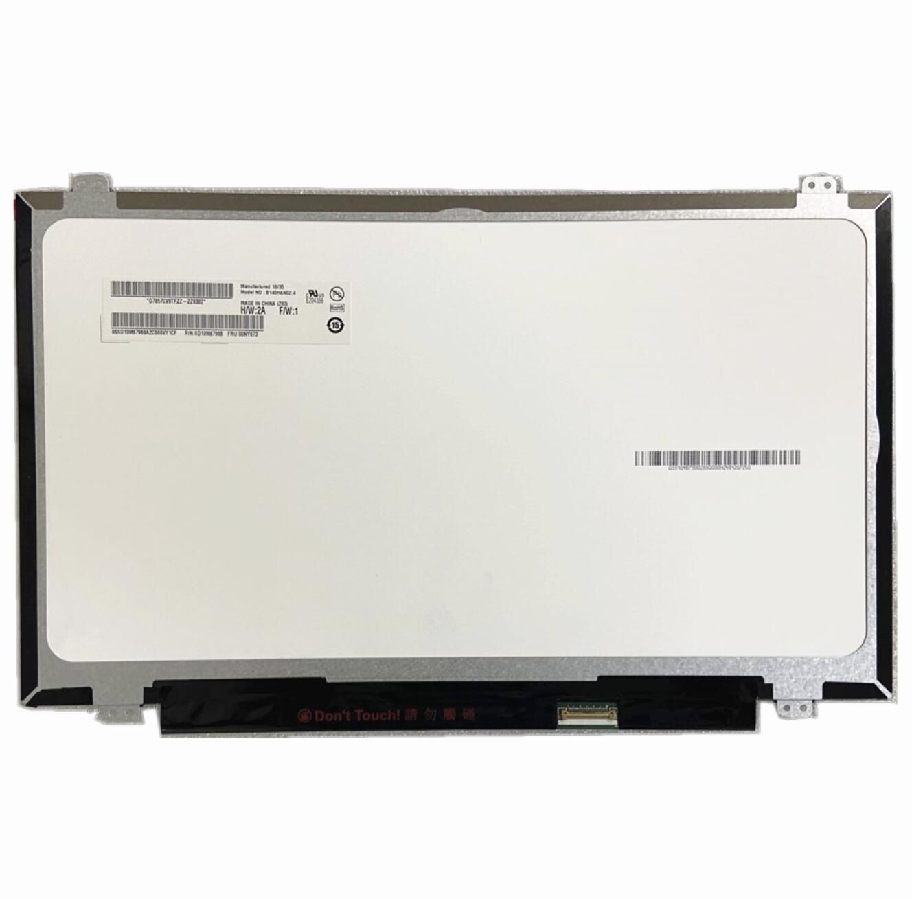 Original AUO 14-Inch B140HAN02.4 LCD Display 1920×1080 Industrial Screen