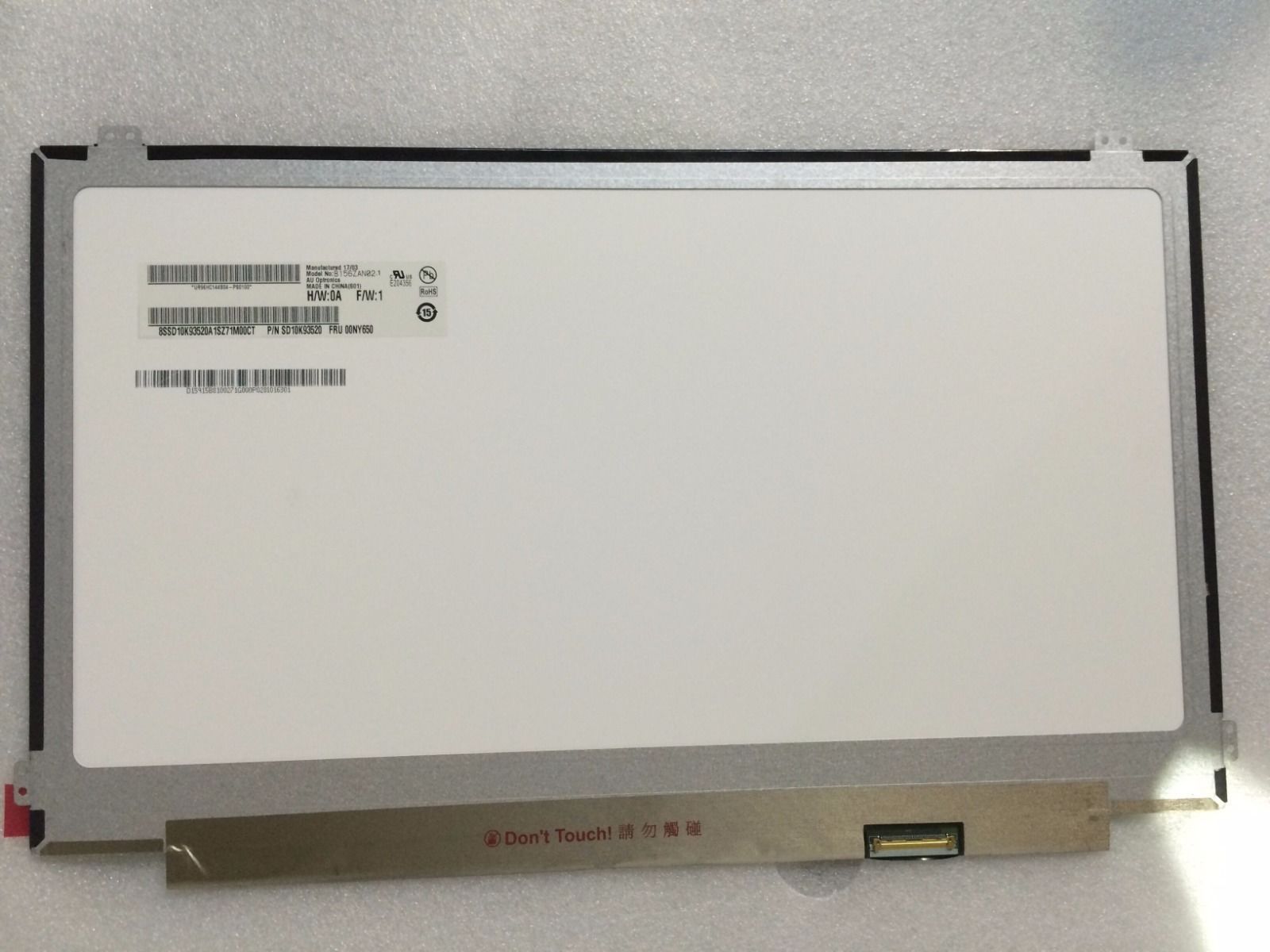 Original AUO 15.6-Inch B156ZAN02.1 LCD Display 3840×2160 Industrial Screen