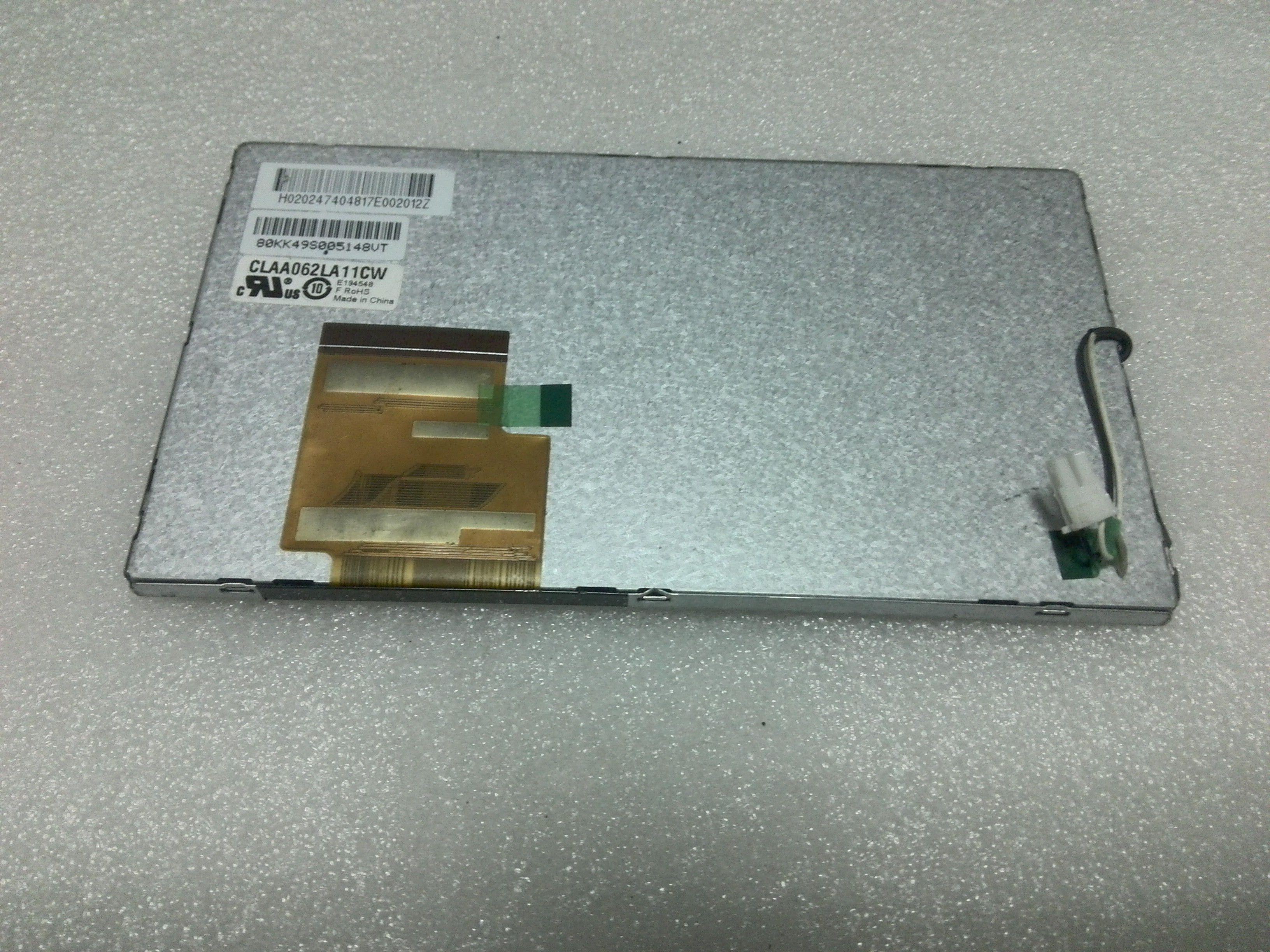 Original CLAA062LA11CW CPT Screen 6.2" 80*480 CLAA062LA11CW Display