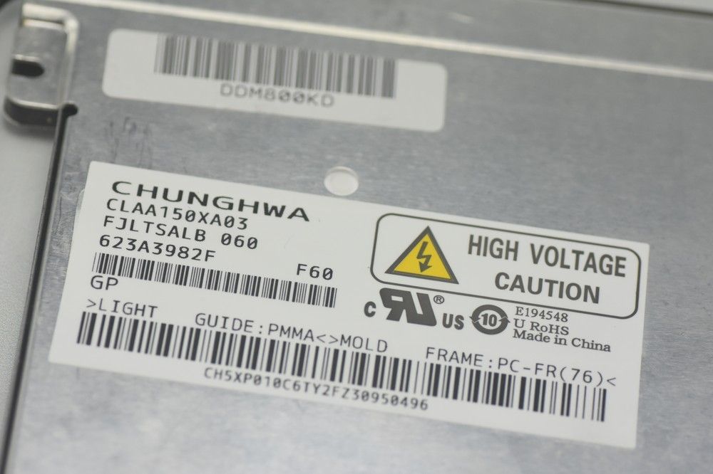 Original CLAA150XA03 CPT Screen 15.0" 1024*768 CLAA150XA03 Display