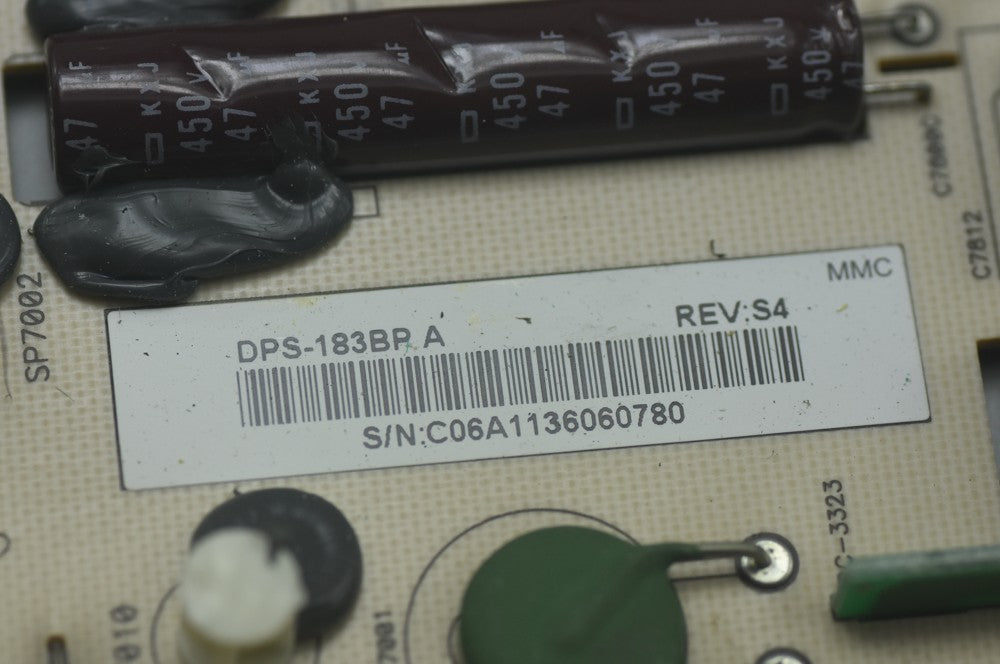 Original RUNTKA798WJQZ Sharp LK600D3GW30Z DPS-183BP A Power Board