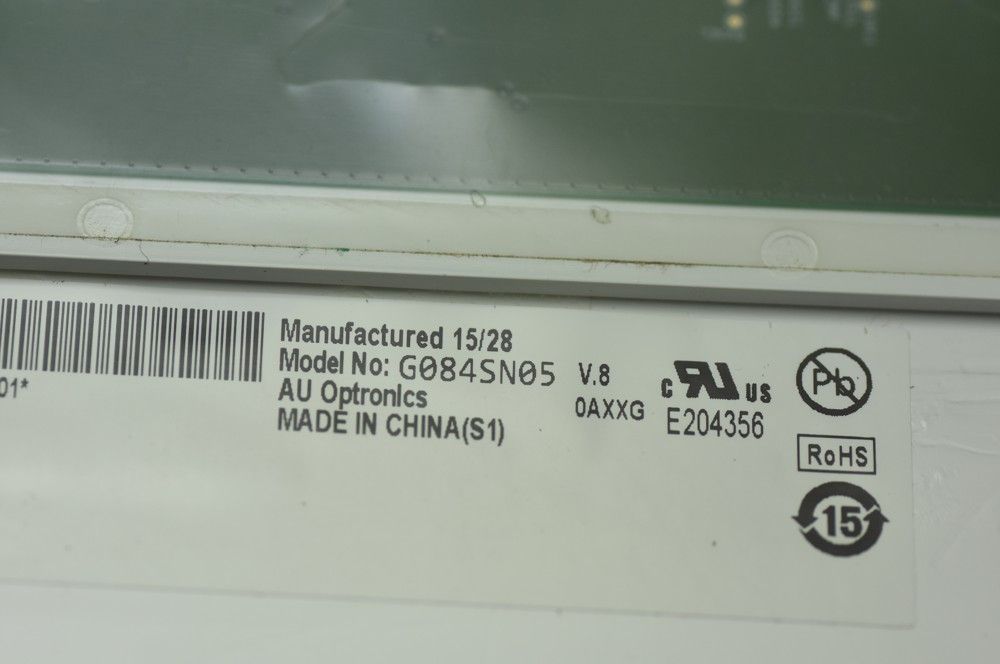 Original G084SN05 V.8 AUO Screen 8.4" 800*600 G084SN05 V.8 Display