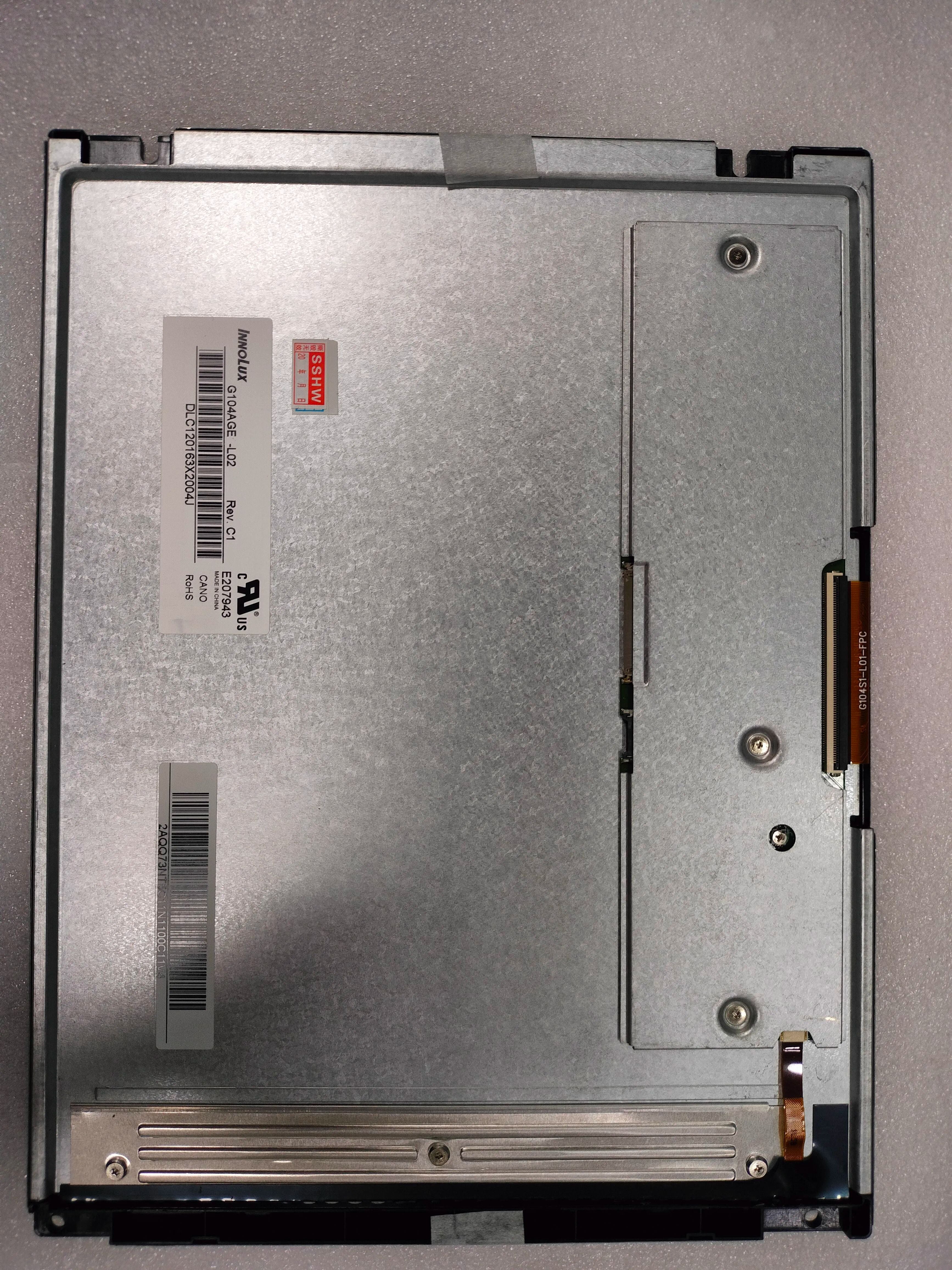 Original G104AGE-L02 COM Screen 10.4" 800x600 G104AGE-L02 Display