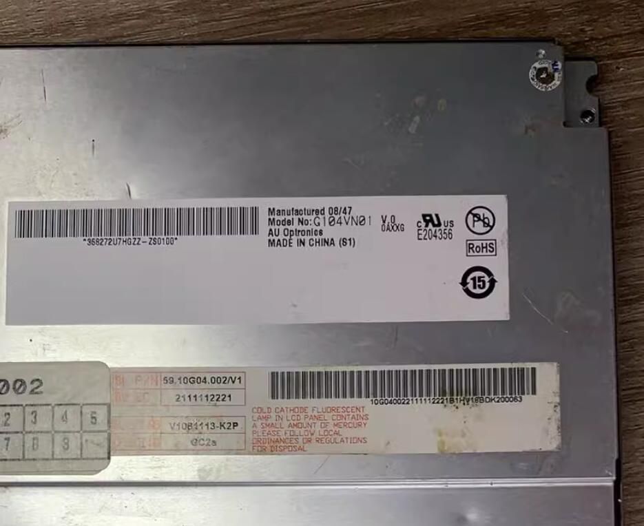 10.4 inch Industrial LCD Screen Display Panel G104VN01 V.0 G104VN01 V0 (640*480)