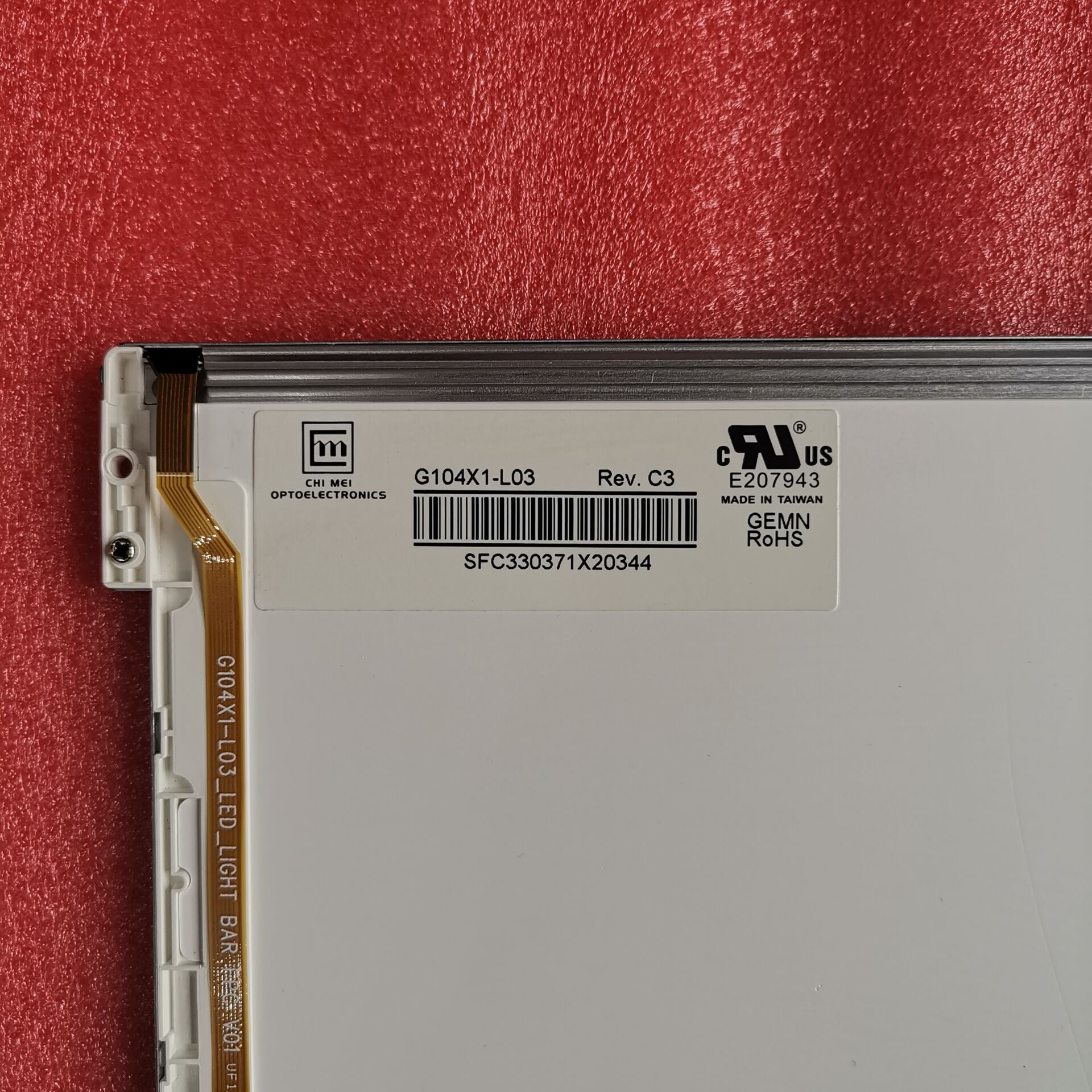 Original G104X1-L03 COM Screen 10.4" 1024x768 G104X1-L03 Display