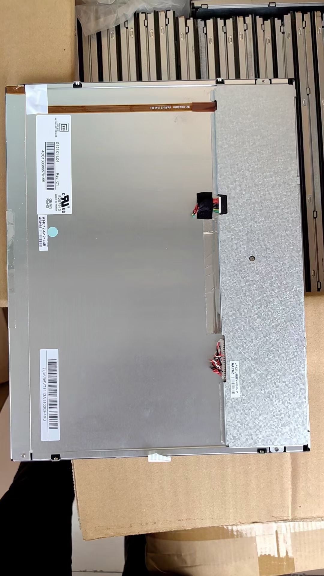Original G121X1-L04 COM Screen 12.1" 1024x768 G121X1-L04 Display