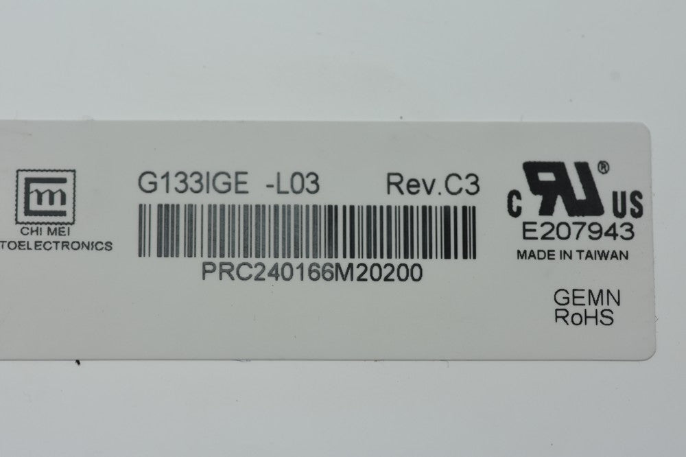 Original G133IGE-L03 CMO Screen 13.3" 1280x800 G133IGE-L03 Display