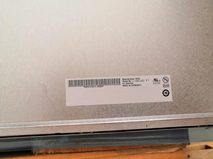 Original G190EG02 V104 AUO Screen 19" 1280*1024 G190EG02 V104 Display