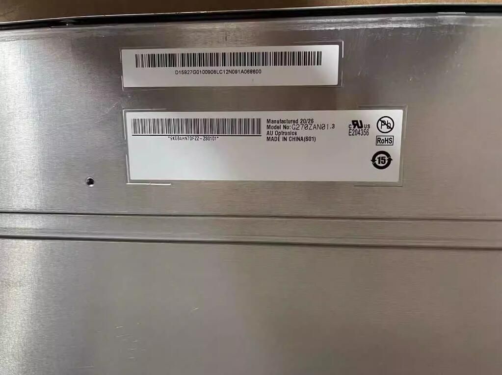 Original G270ZAN01.3 AUO Screen 27" 3840*2160 G270ZAN01.3 Display