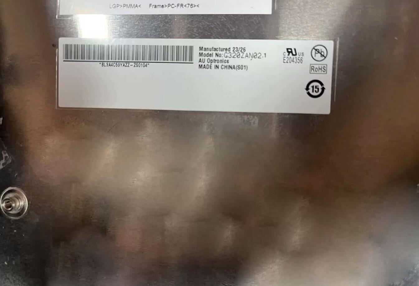 Original AUO G320ZAN02.1 Screen 32" 3840*2160 G320ZAN02.1 Display