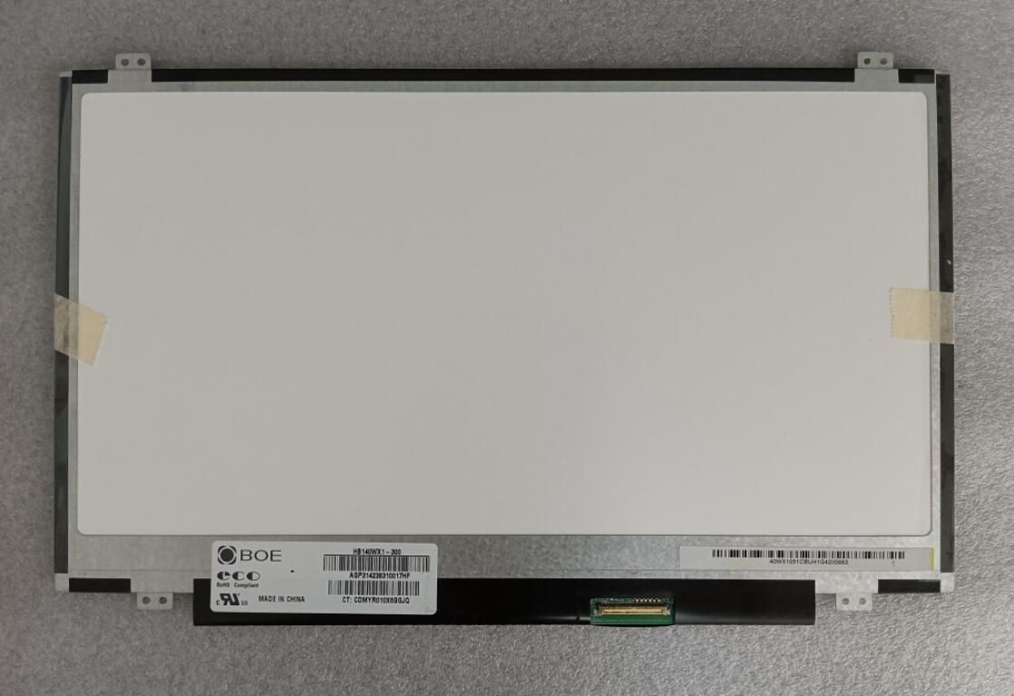 Original HB140WX1-300 BOE Screen 14.0" 1366x768 HB140WX1-300 Display