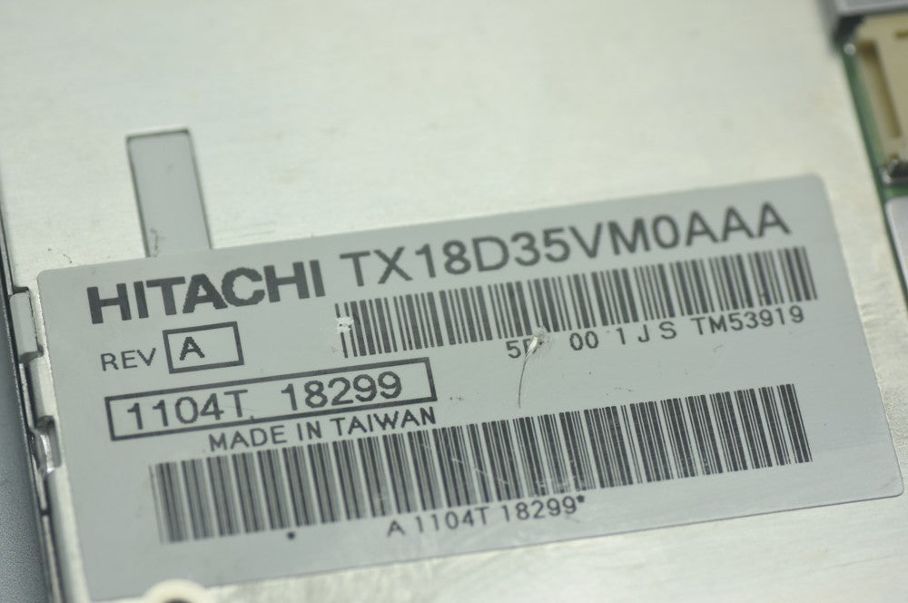 Original TX18D35VM0AAA Screen 7" 800×480 TX18D35VM0AAA Display