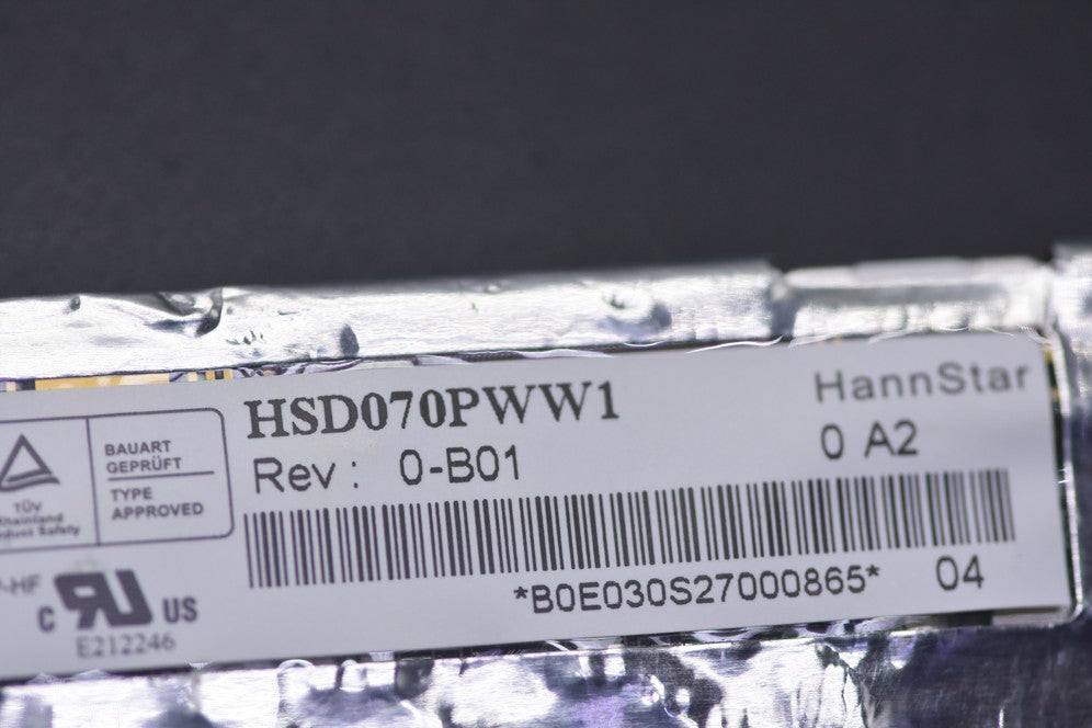 Original HSD070PWW1-C00 HannStar Screen 7.0" 1280*800 HSD070PWW1-C00 Display