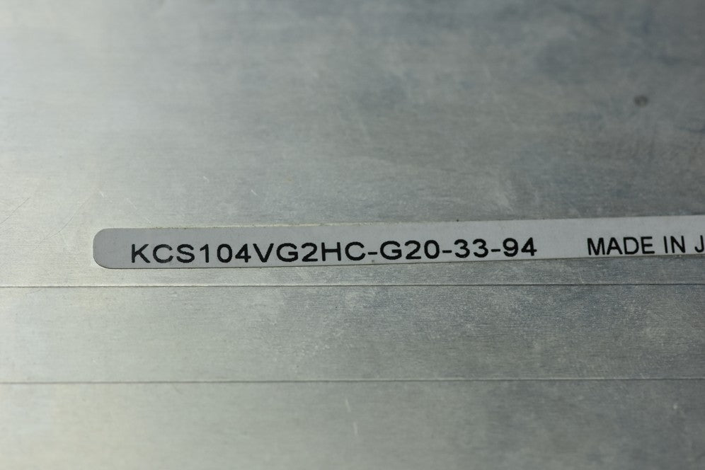 Original KCS104VG2HC-G20 Koycera Screen10.4" 640×480 KCS104VG2HC-G20 Display