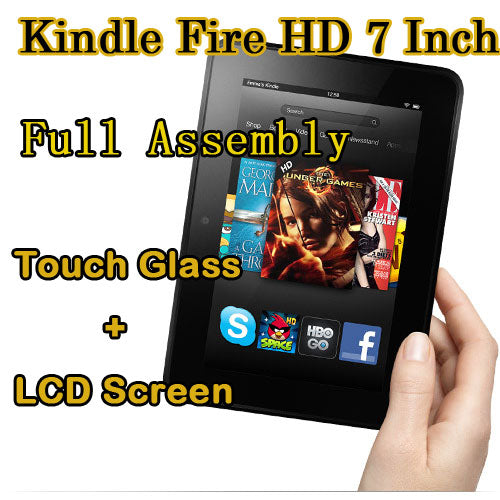 Replacement Touch Glass and LCD Screen Full Assembly For Amazon Kindle Fire HD 7