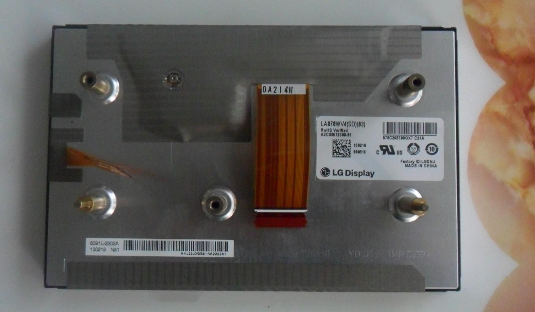 Original LA070WV4-SD03 LG Screen 7" 800*480 LA070WV4-SD03 Display