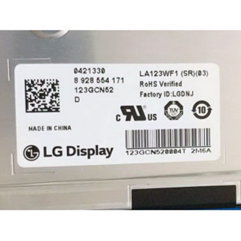 Original LA123WF1-SR03 LG Screen 12.3" 1920*720 LA123WF1-SR03 Display