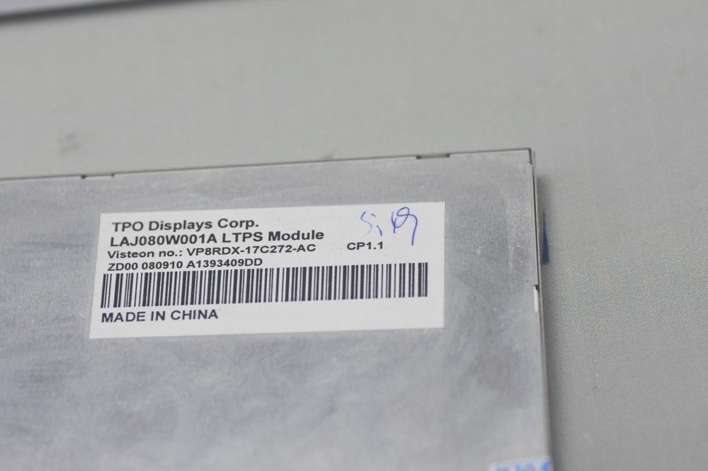 Original LAJ080W001A TPO Screen 8.0" 800x480 LAJ080W001A Display