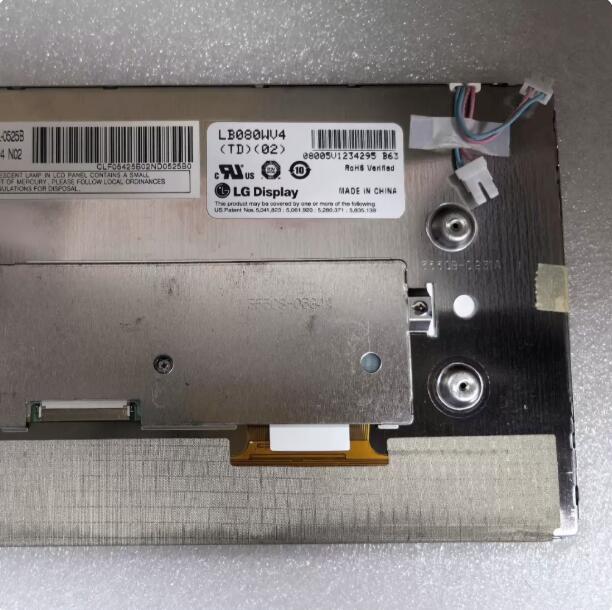Original LB080WV4-TD02 LG Screen 8.0" 800*480 LB080WV4-TD02 Display