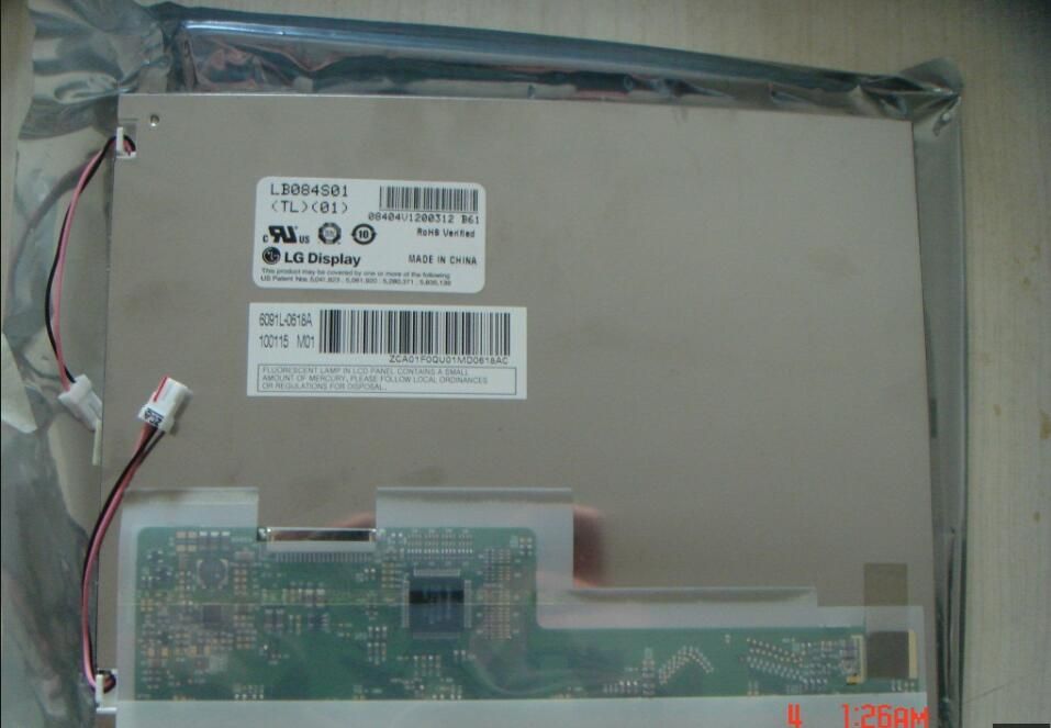 Original LG LB084S01-TL01 Screen 8.4" 800×600 LB084S01-TL01 Display