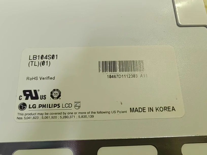 Original LG LB104S01-TL01 10.4" LCD Panel Industrial LCD Display