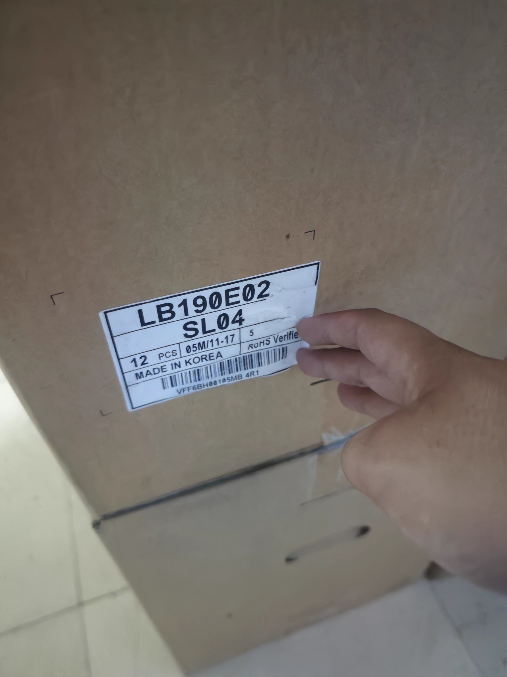 Original LB190E02-SL04 LG Screen 19.0" 1280*1024 LB190E02-SL04 Display