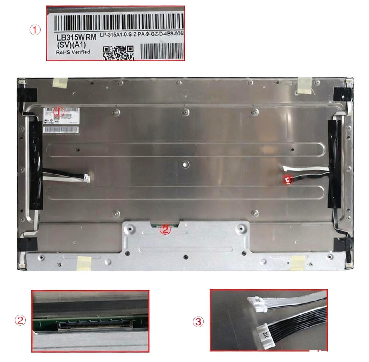 Original LB315WRM-SVA1 LG Screen 32" 3840*2160 LB315WRM-SVA1 Display