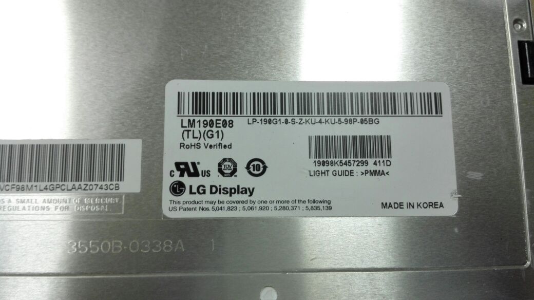 Original LM190E08-TLG1 LG Screen 19" 1280*1024 LM190E08-TLG1 Display