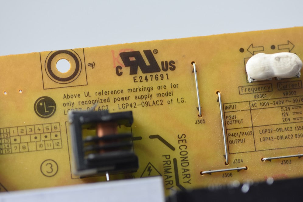 Original LGP37-09LJA LG EAX55357707/2 Power Board