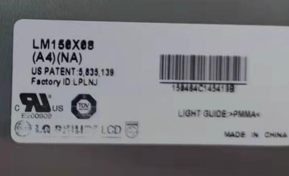Original LM150X08-A4NA LG Screen 15.0" 1024*768 LM150X08-A4NA Display