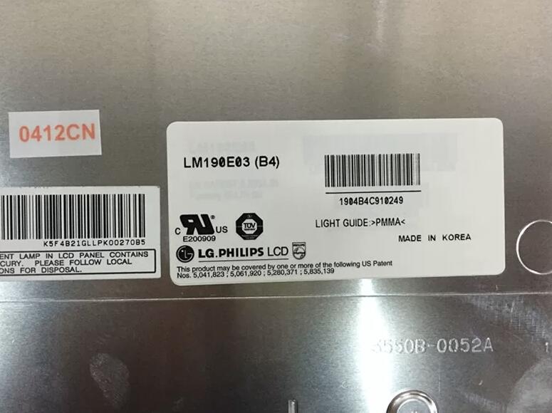 Original LM190E03-B4 LG Screen 19.0" 1280*1024 LM190E03-B4 Display