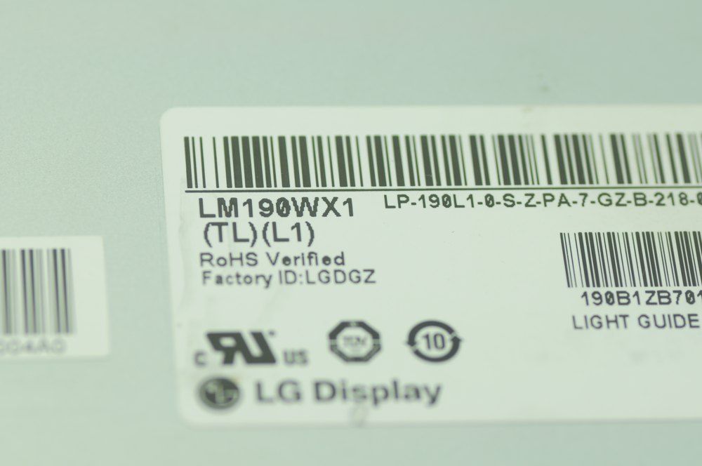 Original LG LM190WX1-TLL1 Screen 19.0" 1440×900 LM190WX1-TLL1 Display