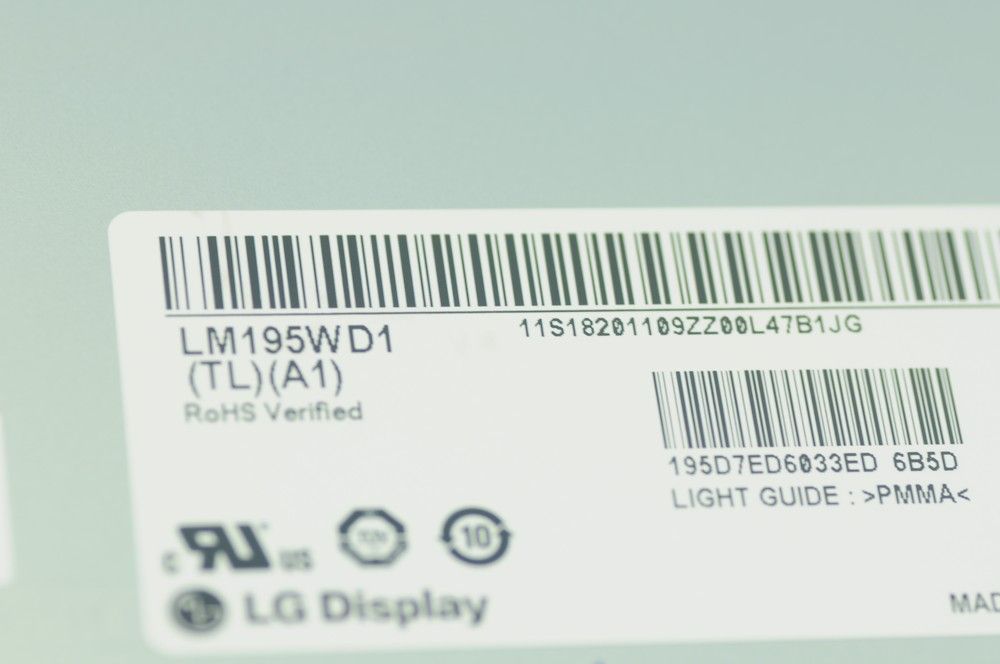 Original LM195WD1-TLA1 LG Screen 19.5" 1600×900 LM195WD1-TLA1 Display