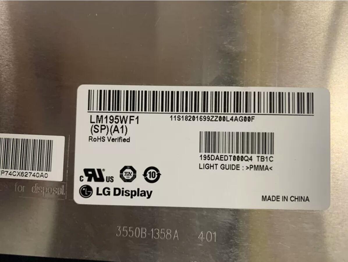 Original LM195WF1-SPA1 LG Screen 19.5" 1920*1080 LM195WF1-SPA1 Display