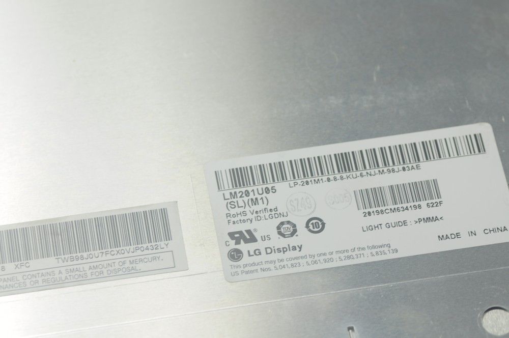 Original LM201U05-SLM1 LG Screen 20.1" 1600*1200 LM201U05-SLM1 Display