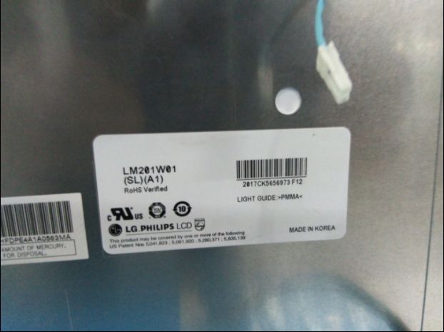 Original LM201W01-SLA1 Screen 20.1" 1680×1050 LM201W01-SLA1 Display
