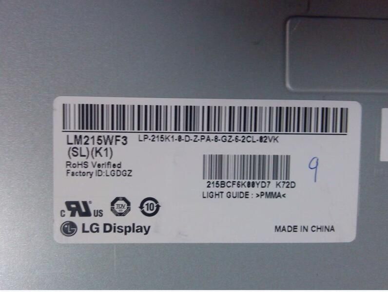 Original LM215WF3-SLK1 LG Screen 21.5" 1920×1080 LM215WF3-SLK1 Display