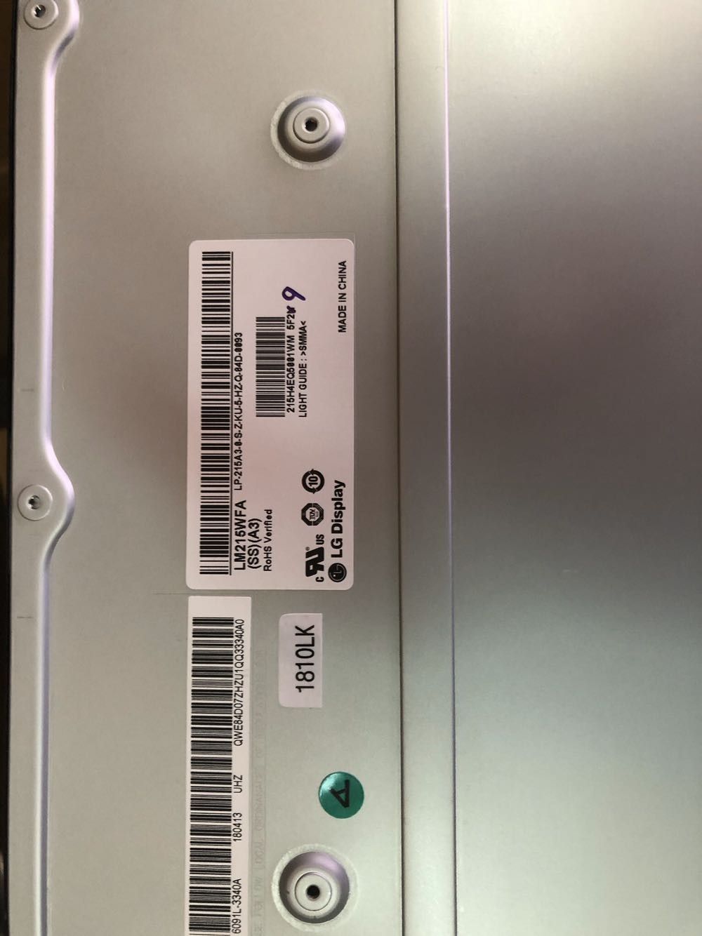 Original LM215WFA-SSA3 LG Screen 21.5" 1920*1080 LM215WFA-SSA3 Display