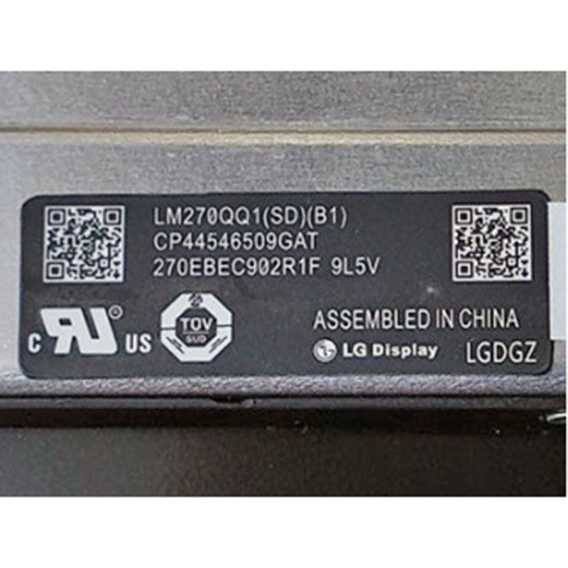 Original LM270QQ1-SDB1 LG Screen 27" 5120*2880 LM270QQ1-SDB1 Display