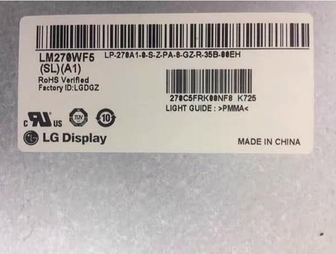 Original LG LM270WF5-SLA1 Screen 27" 1920*1080 LM270WF5-SLA1 Display